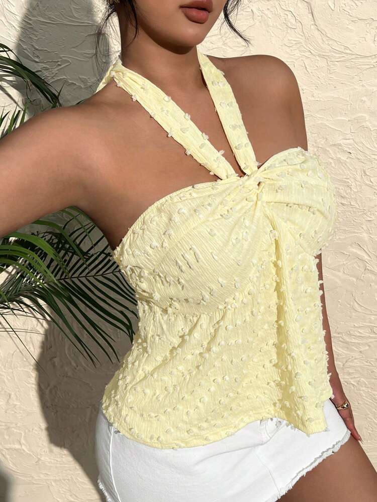 Plus Size Solid Color Spaghetti Strap Tank Top – Lightweight & Fashionable Summer Essential for Casual Wear and Vacation Outfits