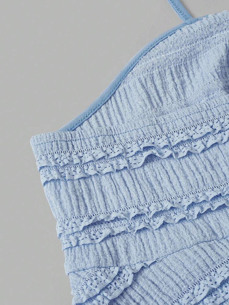Plus Size Textured Camisole & Tank Top – Fashionable Summer Essential for Women