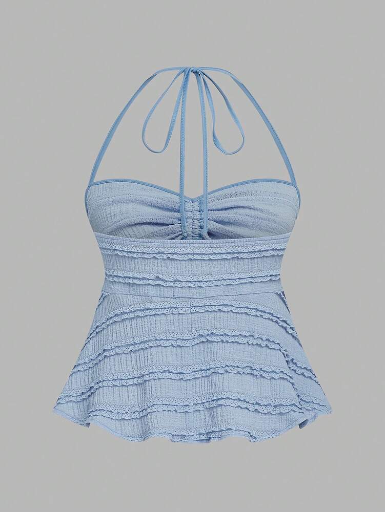 Plus Size Textured Camisole & Tank Top – Fashionable Summer Essential for Women